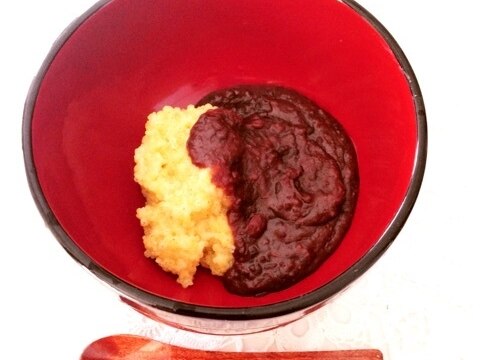 ほっこり粟ぜんざい レシピ 作り方 By Topicos 楽天レシピ